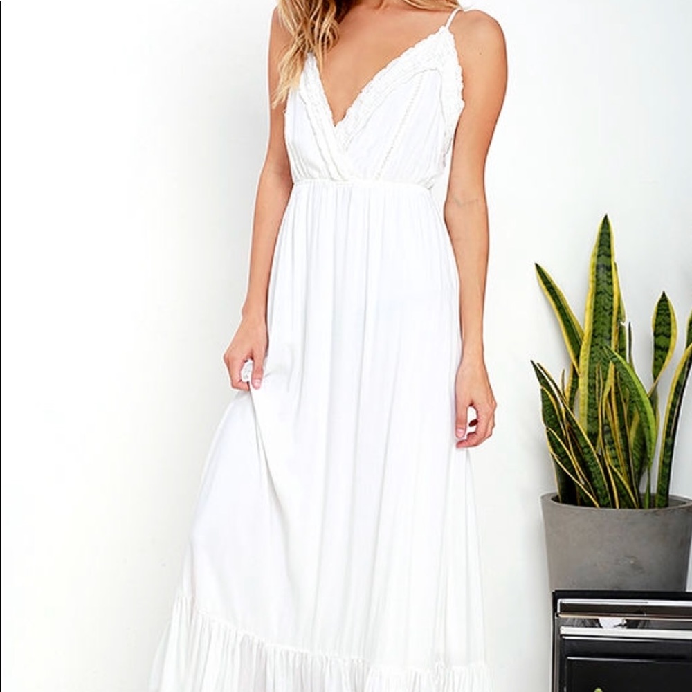 White Lace Dress (Maternity)
